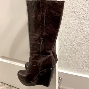 Jessica Simpson Rockstud wedge boots